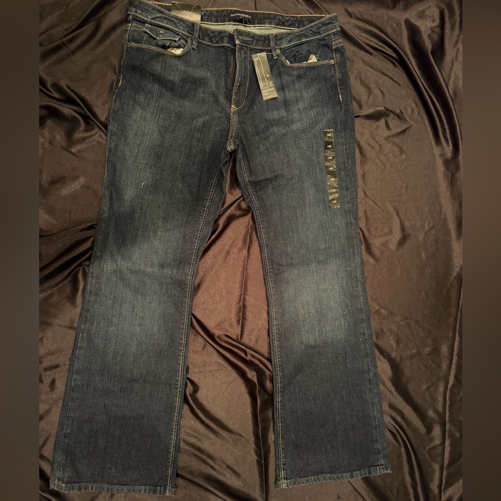 Banana Republic Women's Dark Blue Boot Cut Jeans